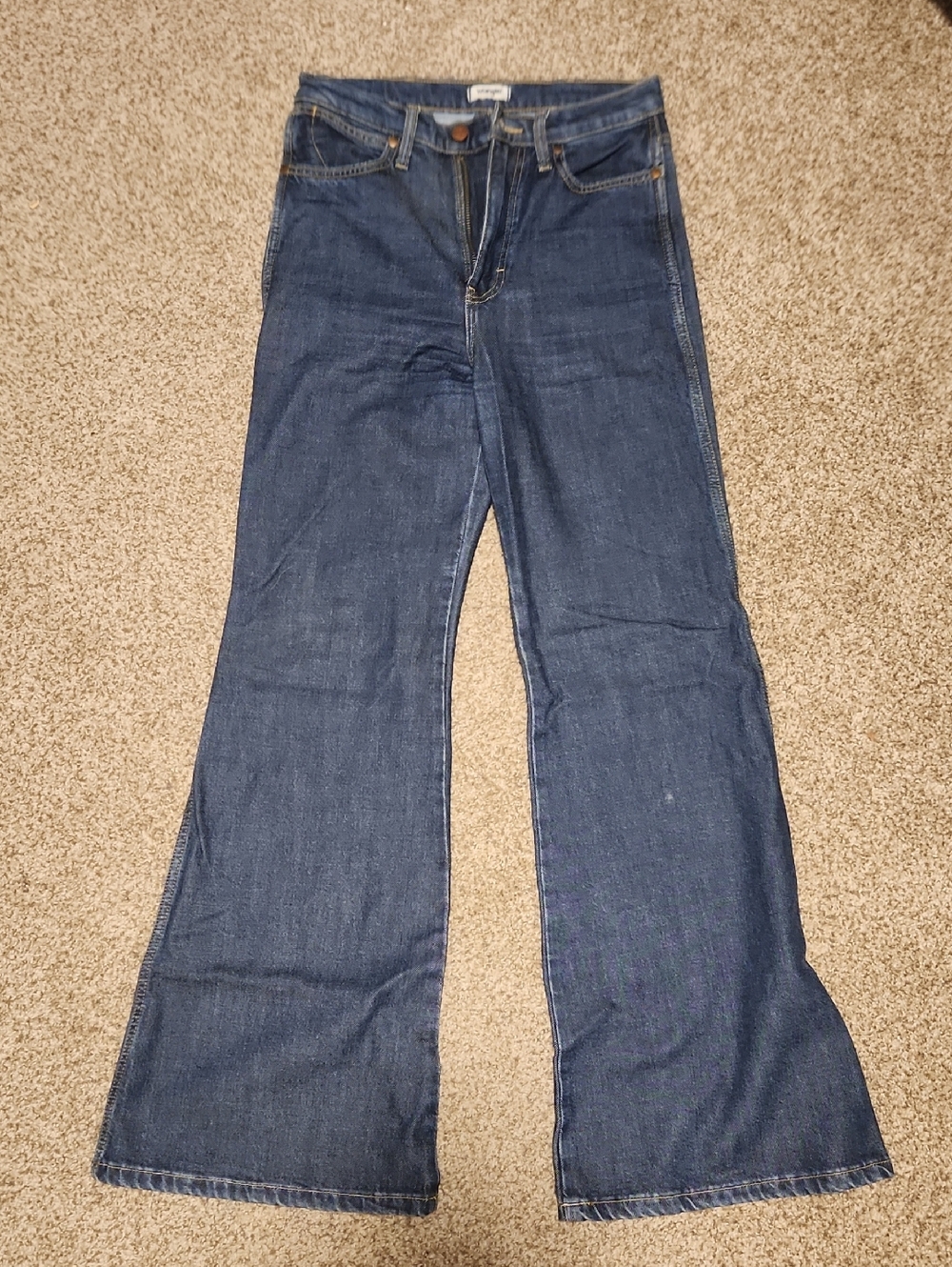 Wrangler Wanderer Dark Blue Flare Jeans